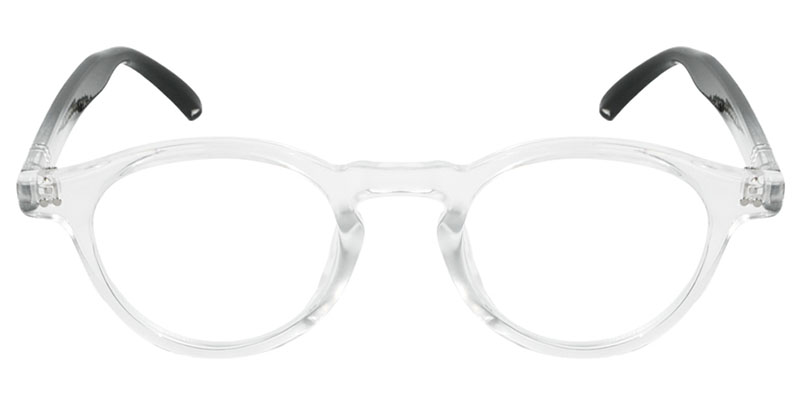 Oval Glasses Transparent