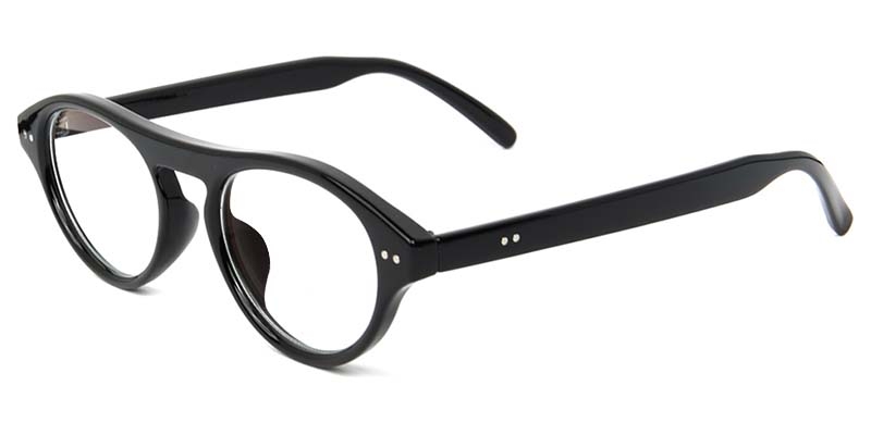Picture of Oval Black Glasses