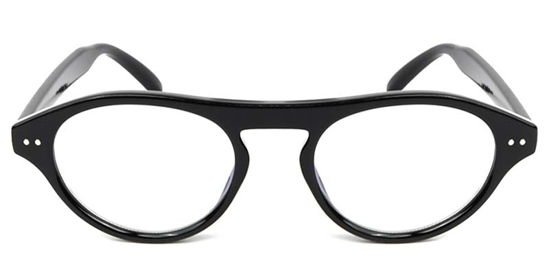 Picture of Oval Black Glasses
