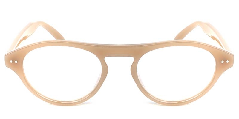 Picture of Oval Brown Glasses