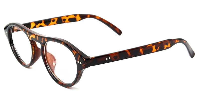 Picture of Oval Tortoiseshell Glasses