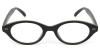 Picture of Oval Black Glasses