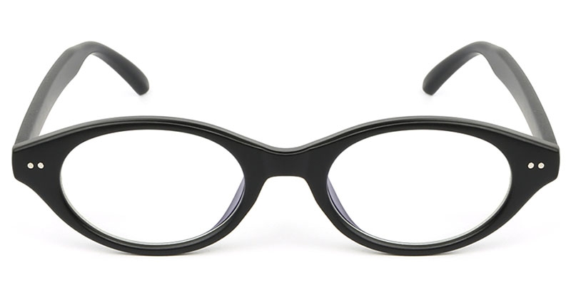 Picture of Oval Black Glasses
