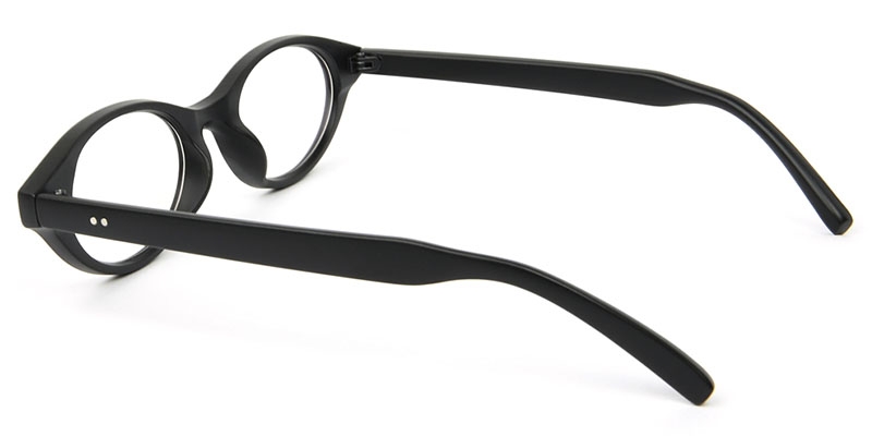 Picture of Oval Black Glasses
