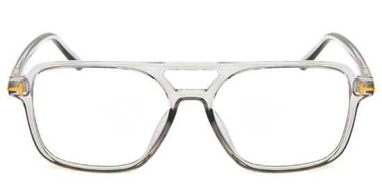 Square Gray Glasses