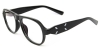 Picture of Rectangle Black Glasses