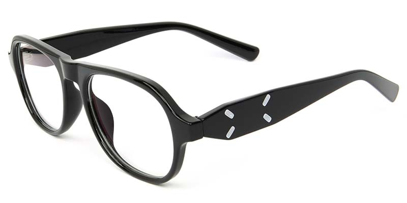Picture of Rectangle Black Glasses