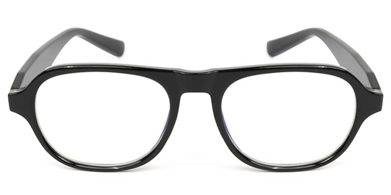 Picture of Rectangle Black Glasses