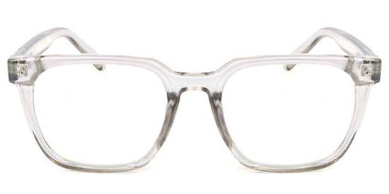 Square Gray Glasses