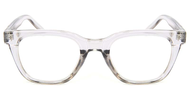 Square Glasses Gray