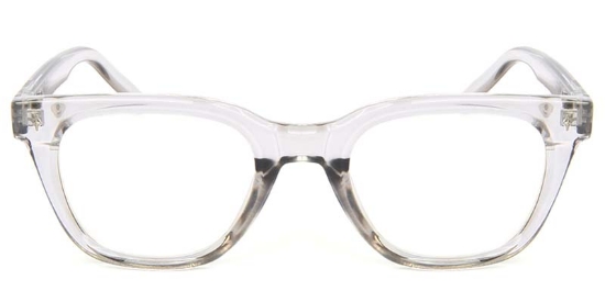 Square Gray Glasses