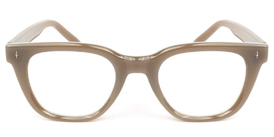 Square Brown Glasses