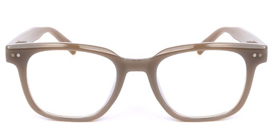 Square Brown Glasses