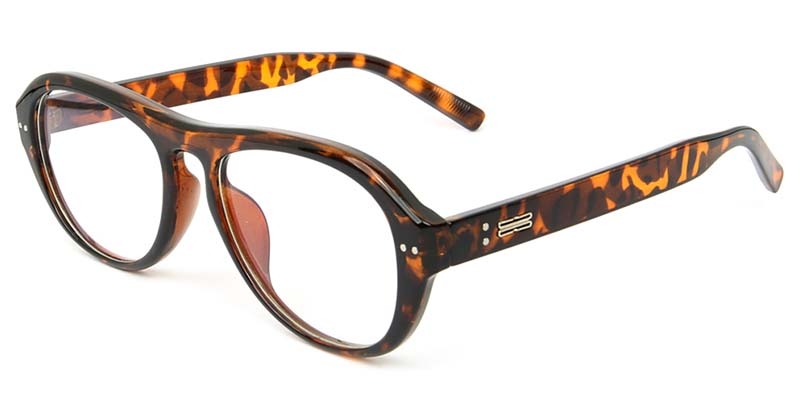 Picture of Oval Tortoiseshell Glasses