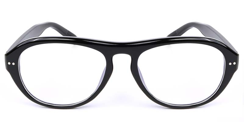 Picture of Oval Black Glasses