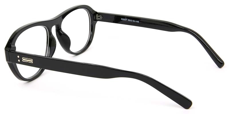 Picture of Oval Black Glasses