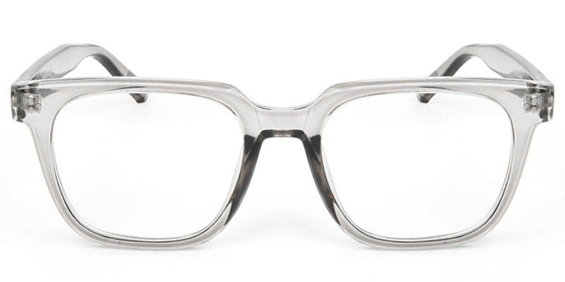 Square Glasses Gray