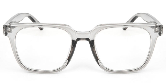 Square Gray Glasses