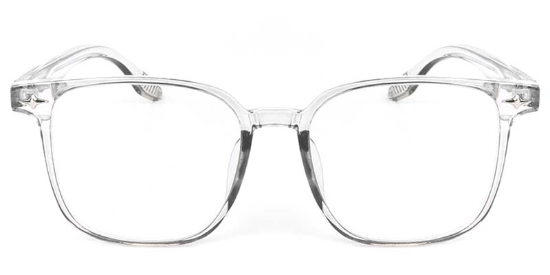 Square Glasses Gray