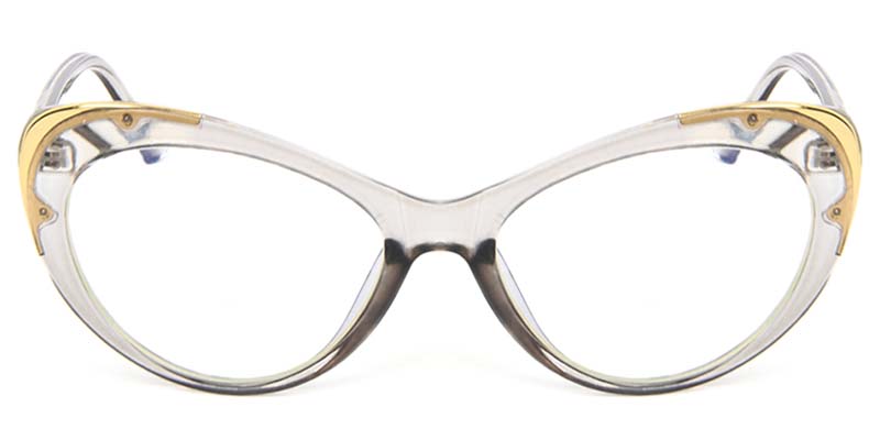 Cat Eye Glasses Gray