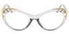 Picture of Cat Eye Gray Glasses