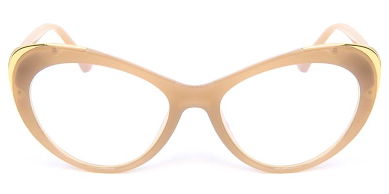 Cat Eye Glasses Yellow