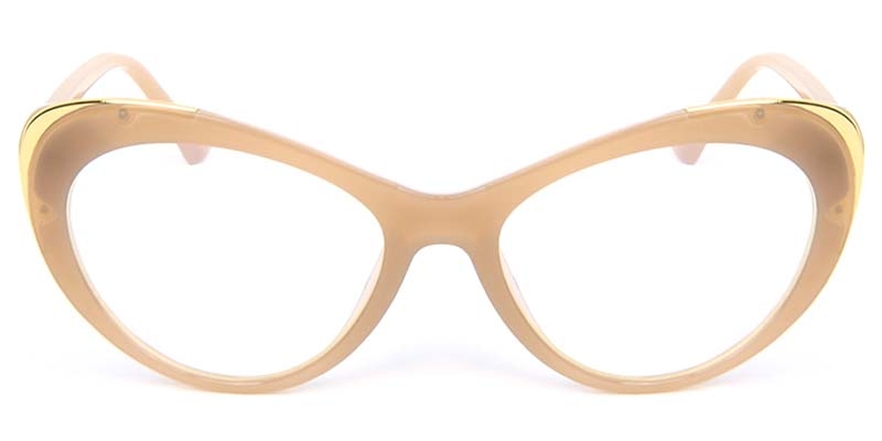 Picture of Cat Eye Yellow Glasses