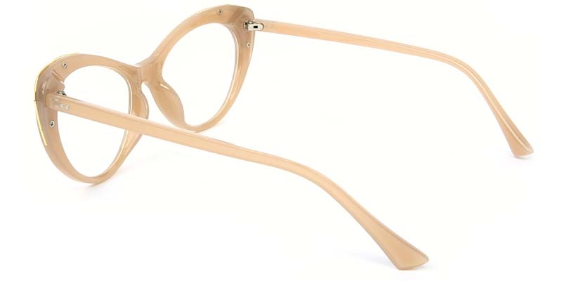 Picture of Cat Eye Yellow Glasses