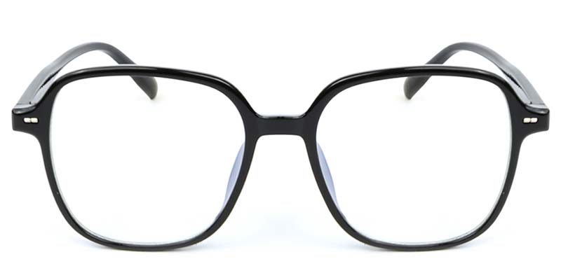 Square Glasses Black
