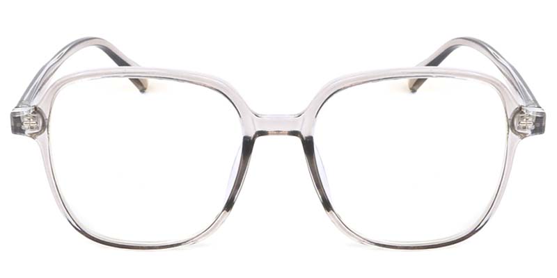 Square Glasses Gray