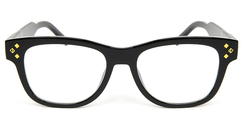 Picture of Rectangle Black Glasses