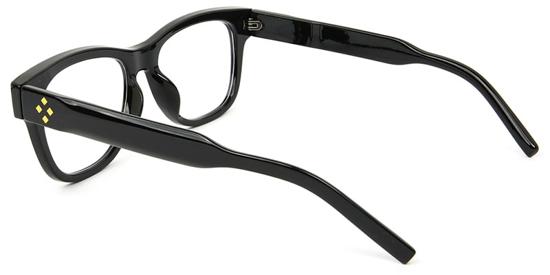 Picture of Rectangle Black Glasses