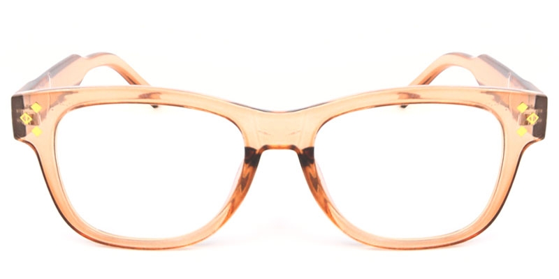 Picture of Rectangle Orange Glasses