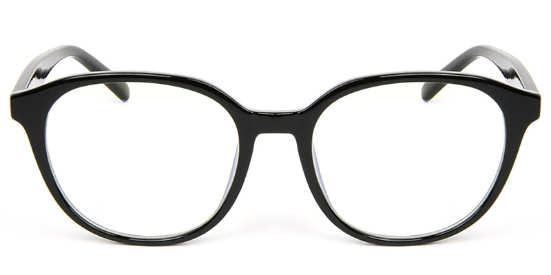 Oval Glasses Black