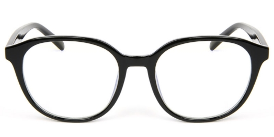 Oval Black Glasses