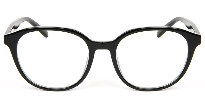 Picture of Oval Black Glasses