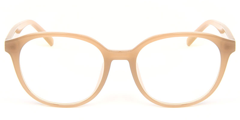 Oval Glasses Orange