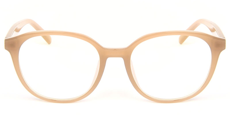 Picture of Oval Orange Glasses