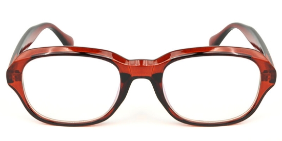 Rectangle Red Glasses