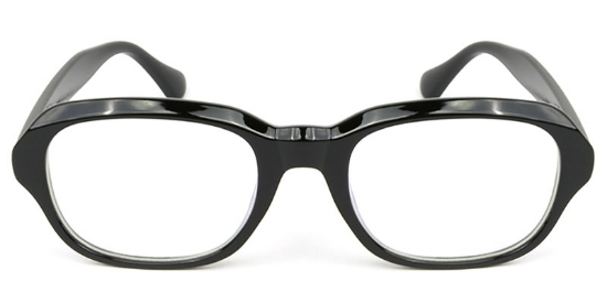 Rectangle Black Glasses