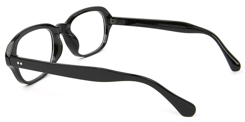 Picture of Rectangle Black Glasses