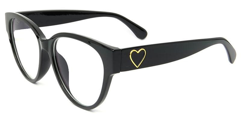 Picture of Cat Eye Black Glasses
