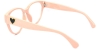 Picture of Cat Eye Pink Glasses