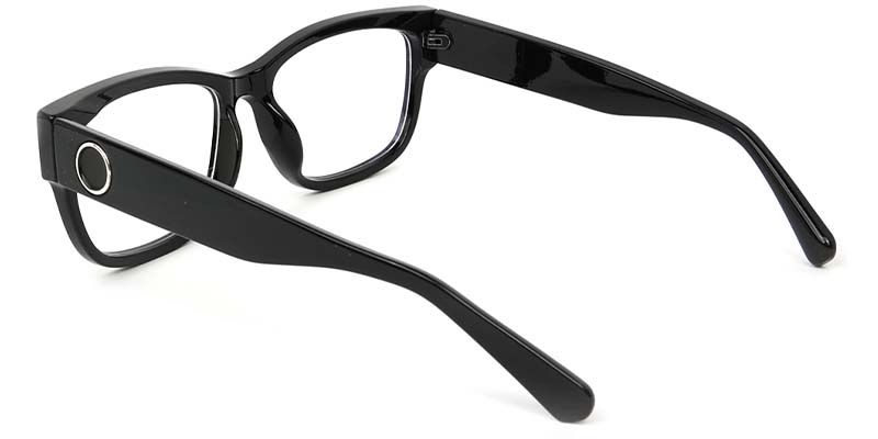 Picture of Rectangle Black Glasses