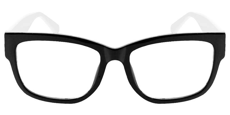 Rectangle Glasses White