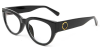 Picture of Cat Eye Black Glasses