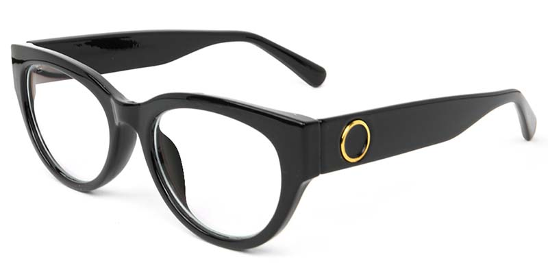 Picture of Cat Eye Black Glasses