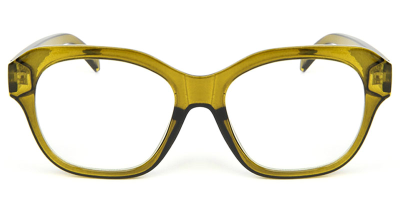 Square Glasses Brown