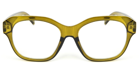 Square Brown Glasses