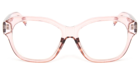 Square Pink Glasses